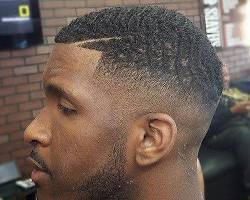 Image of Tapered Fade haircut men's 2024